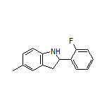 2-(2-Fluorophenyl)-5-methylindoline