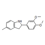 2-(3,4-Dimethoxyphenyl)-5-methylindoline