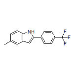 5-Methyl-2-[4-(trifluoromethyl)phenyl]-1H-indole