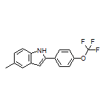 5-Methyl-2-[4-(trifluoromethoxy)phenyl]-1H-indole