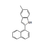 5-Methyl-2-(naphthalen-1-yl)-1H-indole