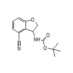 3-(Boc-amino)-2,3-dihydrobenzofuran-4-carbonitrile