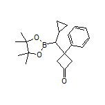 Cyclopropyl(3-oxo-1-phenylcyclobutyl)methylboronic Acid Pinacol Ester