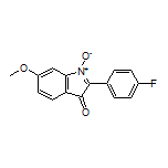 2-(4-Fluorophenyl)-6-methoxy-3-oxo-3H-indole 1-Oxide