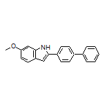 2-(4-Biphenylyl)-6-methoxy-1H-indole