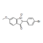 2-(4-Bromophenyl)-6-methoxy-3-oxo-3H-indole 1-Oxide