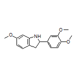 2-(3,4-Dimethoxyphenyl)-6-methoxyindoline