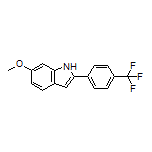 6-Methoxy-2-[4-(trifluoromethyl)phenyl]-1H-indole