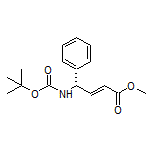 Methyl (S,E)-4-(Boc-amino)-4-phenyl-2-butenoate