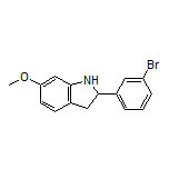 2-(3-Bromophenyl)-6-methoxyindoline