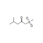 4-Methyl-1-(methylsulfonyl)-2-pentanone
