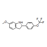 6-Methoxy-2-[4-(trifluoromethoxy)phenyl]indoline
