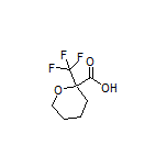 2-(Trifluoromethyl)tetrahydro-2H-pyran-2-carboxylic Acid