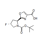 2-[(2S,4R)-1-Boc-4-fluoropyrrolidin-2-yl]oxazole-4-carboxylic Acid