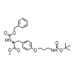 Methyl (S)-3-[4-[3-(Boc-amino)propoxy]phenyl]-2-(Cbz-amino)propanoate