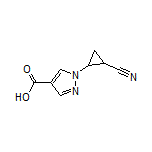 1-(2-Cyanocyclopropyl)-1H-pyrazole-4-carboxylic Acid
