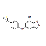 7-Bromo-2-methyl-5-[4-(trifluoromethyl)phenoxy]-2H-indazole
