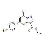 Ethyl 5-(4-Bromophenyl)-7-oxo-4,7-dihydropyrazolo[1,5-a]pyrimidine-3-carboxylate