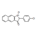 2-(4-Chlorophenyl)-3-oxo-3H-benzo[f]indole 1-Oxide