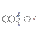 2-(4-Methoxyphenyl)-3-oxo-3H-benzo[f]indole 1-Oxide