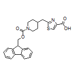 2-[(1-Fmoc-4-piperidyl)methyl]thiazole-4-carboxylic Acid