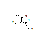 2-Methyl-2,4,6,7-tetrahydropyrano[4,3-c]pyrazole-3-carbaldehyde