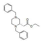 Ethyl (S)-2-(1,4-Dibenzylpiperazin-2-yl)acetate
