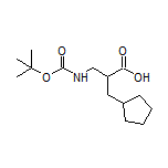 3-(Boc-amino)-2-(cyclopentylmethyl)propanoic Acid