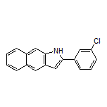 2-(3-Chlorophenyl)-1H-benzo[f]indole