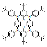 5,16-Bis(tert-butyl)-27,28-dichloro-2,8,13,19-tetrakis[4-(tert-butyl)phenyl]-2,8,13,19-tetraazapentacyclo[18.2.2.2[9,12].1[3,7].1[14,18]]octacosa-1(23),3,5,7(27),9(25),10,12(26),14,16,18(28),20(24),21-dodecaene