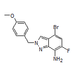 7-Amino-4-bromo-6-fluoro-2-(4-methoxybenzyl)-2H-indazole