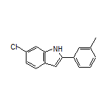 6-Chloro-2-(m-tolyl)-1H-indole