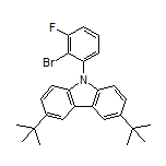 9-(2-Bromo-3-fluorophenyl)-3,6-di-tert-butyl-9H-carbazole