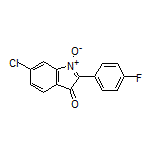 6-Chloro-2-(4-fluorophenyl)-3-oxo-3H-indole 1-Oxide