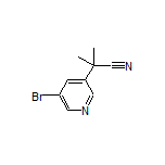 2-(5-Bromopyridin-3-yl)-2-methylpropanenitrile