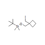 tert-Butyl[[1-(iodomethyl)cyclobutyl]methoxy]dimethylsilane