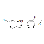 6-Chloro-2-(3,4-dimethoxyphenyl)-1H-indole