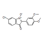 6-Chloro-2-(3,4-dimethoxyphenyl)-3-oxo-3H-indole 1-Oxide
