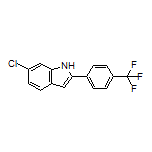 6-Chloro-2-[4-(trifluoromethyl)phenyl]-1H-indole
