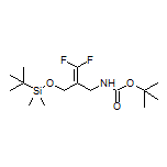 N-Boc-2-[[(tert-butyldimethylsilyl)oxy]methyl]-3,3-difluoroprop-2-en-1-amine