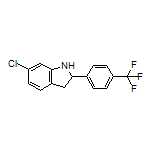 6-Chloro-2-[4-(trifluoromethyl)phenyl]indoline
