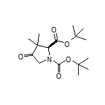 tert-Butyl (S)-1-Boc-3,3-dimethyl-4-oxopyrrolidine-2-carboxylate