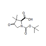 (S)-1-Boc-3,3-dimethyl-4-oxopyrrolidine-2-carboxylic Acid