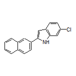 6-Chloro-2-(naphthalen-2-yl)-1H-indole