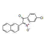 6-Chloro-2-(naphthalen-2-yl)-3-oxo-3H-indole 1-Oxide