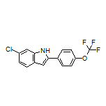6-Chloro-2-[4-(trifluoromethoxy)phenyl]-1H-indole