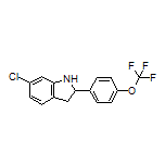 6-Chloro-2-[4-(trifluoromethoxy)phenyl]indoline