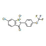 6-Chloro-3-oxo-2-[4-(trifluoromethoxy)phenyl]-3H-indole 1-Oxide