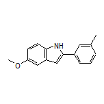 5-Methoxy-2-(m-tolyl)-1H-indole