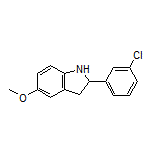 2-(3-Chlorophenyl)-5-methoxyindoline